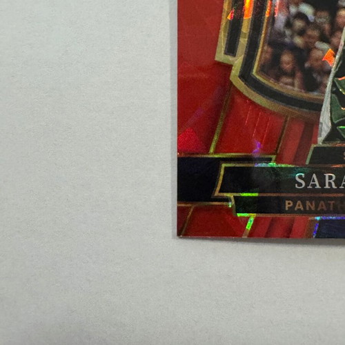 2025-26 Panini Select Euroleague Saras Jasikevicius Premier Red Cracked Ice Card new, authentic