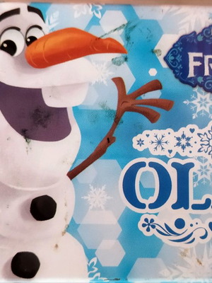 Συλλεκτικό κουτάκι Disney's Olaf μεταχειρισμένο, τσιγκινο και σιδερένιο