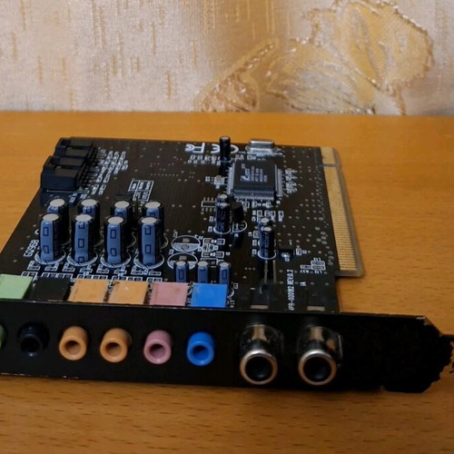 Diamond XtremeSound 7.1 sound card used, model MPB-000182