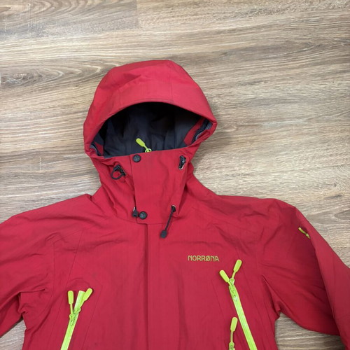 Norrona Narvik GoreTex 2L Insulated Jacket women's size S like new, red