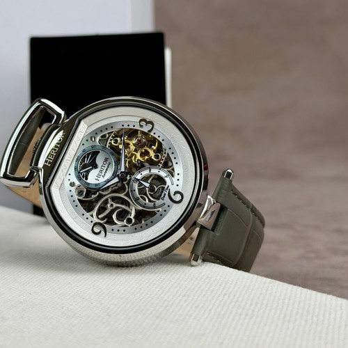 Heritor Lincoln automatic watch unisex, grey, new