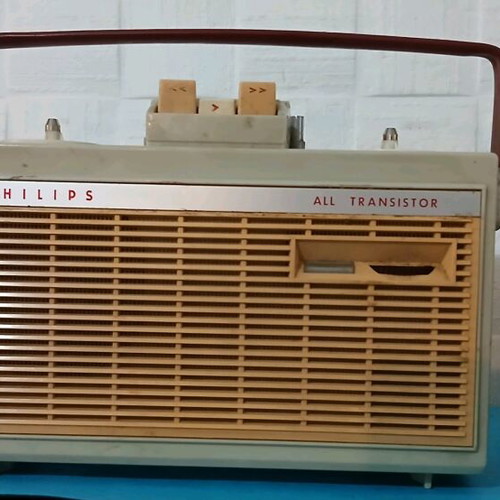 Philips transistor EL 3585 used portable tape recorder 1960s