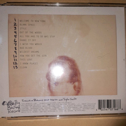Taylor Swift 1989 CD like new