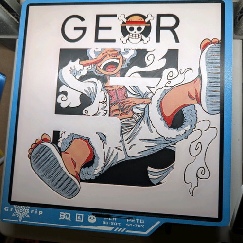 Gear 5 Luffy 3D Printed Art made to order