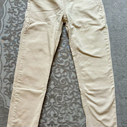 Jeans high rise regular size M new beige