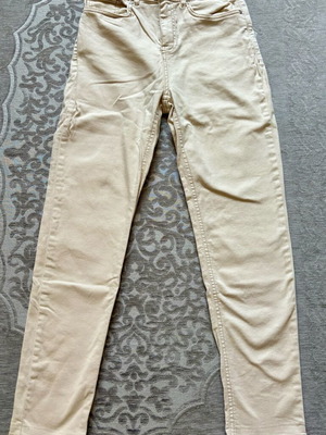 Jeans high rise regular size M new beige