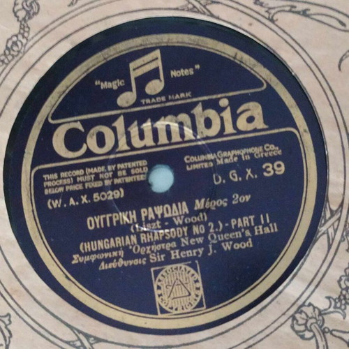 Hungarian Rhapsody No.2 gramophone record like new, classical