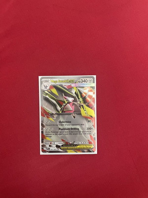 Mega Excadrill EX Pokemon card from Pitch Black set