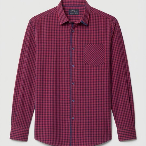 Dash&Dot men's checked shirt XXL like new, red and blue