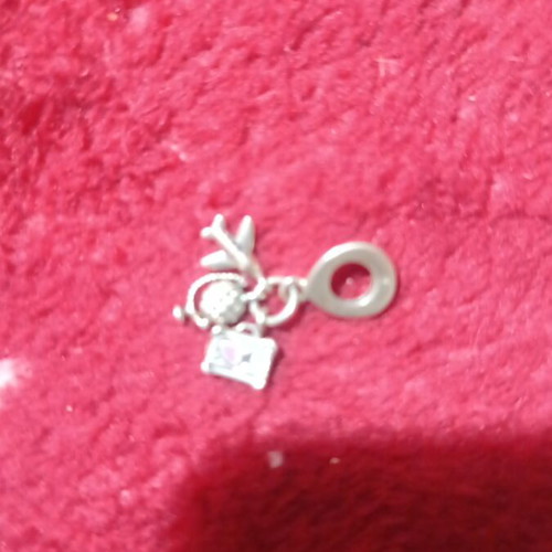Silver charms for Pandora bracelet, like new, set of 3