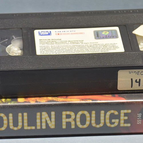 Moulin Rouge VHS used with Greek subtitles