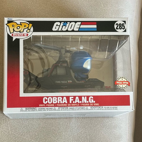 Funko Pop Cobra Commander with Helicopter new