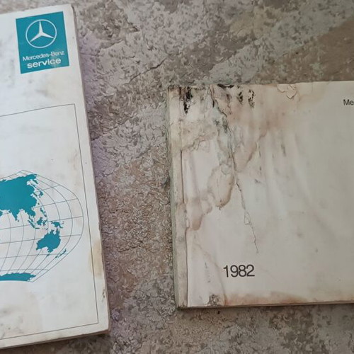 Mercedes 1982 service and manual books used, truck