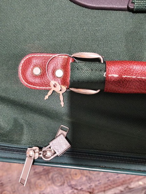 Large suitcase, green
