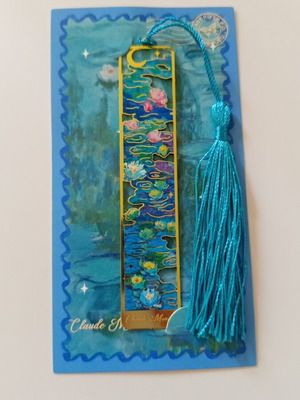 Claude Monet Waterlilies Metal Bookmark new