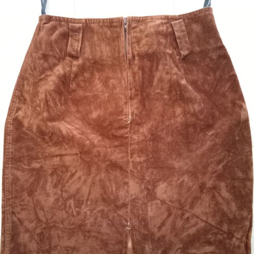 Brown skirt used size M with cotton string gift