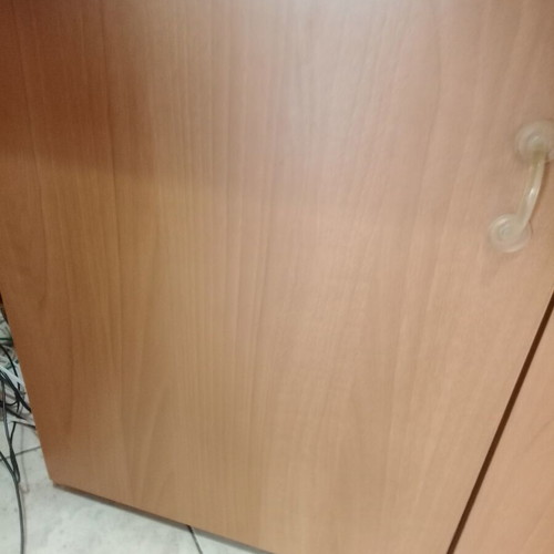 Office cabinet used with two wooden doors and lock, melamine finish