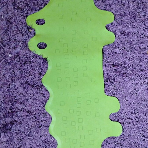 Bath mat new green frog-shaped non-slip