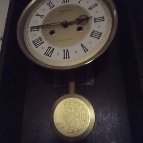 Vintage Russian wall clock used, analog