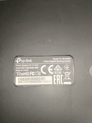 TP-Link Desktop Ethernet Switch 5-Port