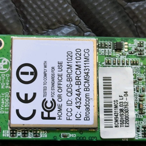 Broadcom WiFi Card for Laptop BCM94311MCG New