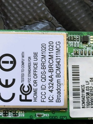 Broadcom WiFi Card for Laptop BCM94311MCG New