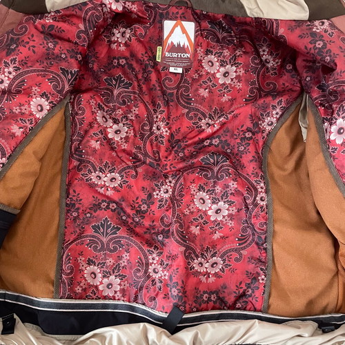 Burton Folsom jacket like new, brown, size XL