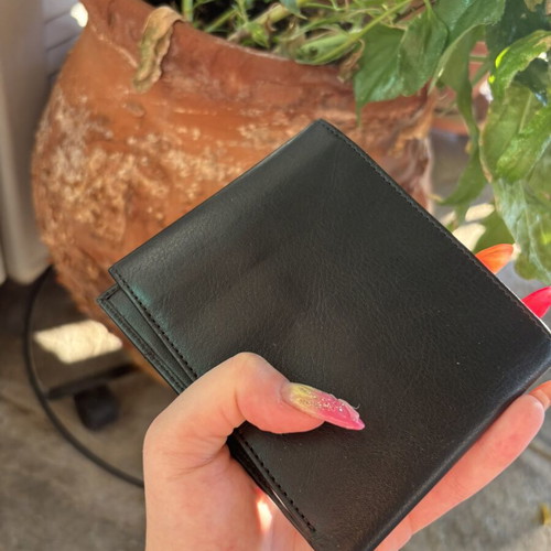 BMW wallet new, genuine leather, black