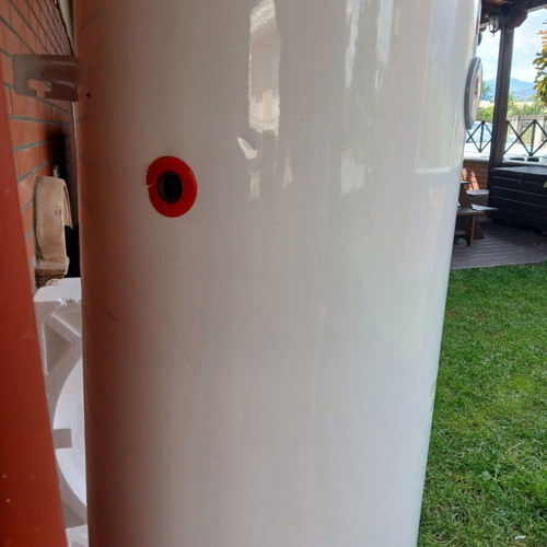 Bartec Electric Water Heater 120 Liters used, titanium glass
