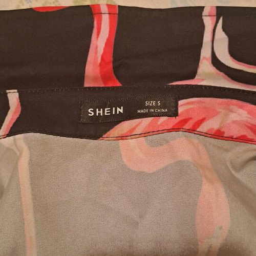 Shein shirt with flamingo new, summer, size S