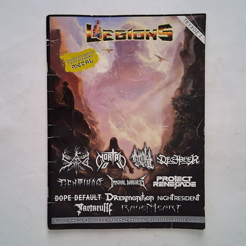 Legions Issue 1 Greek Metal Fanzine