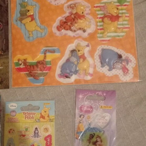 Panini sticker sheets new, pack of 8