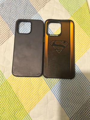 Apple and Mobilfox cases for iPhone 15 Pro Max, like new
