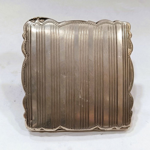 Sterling Silver 925 Powder Compact like new, Art Deco design