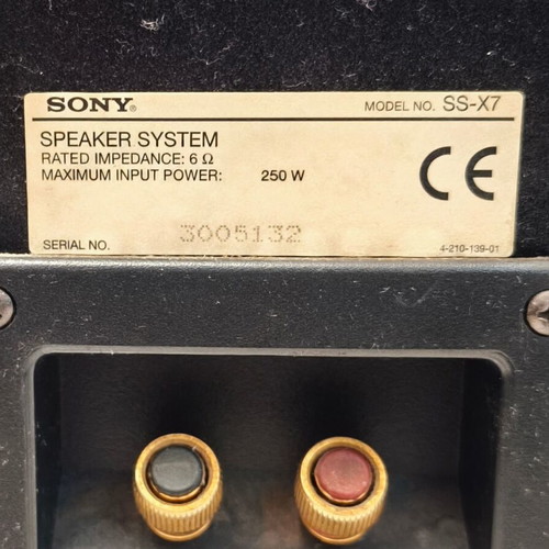 Sony SS-X7 floorstanding speakers pair, 6Ω 250W