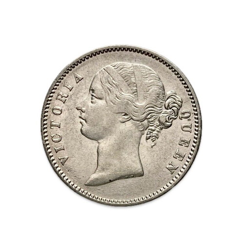 British India 1 Rupee 1840 silver coin used 0.917 11.66g