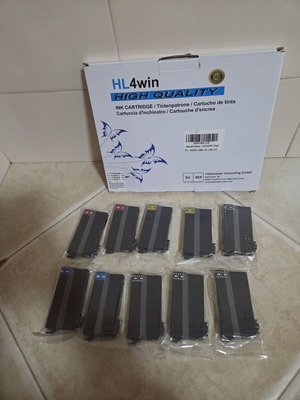 Compatible Ink Cartridge Set 405XL for Epson WorkForce Pro Printers, New, 10 pcs