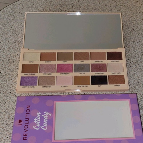 Revolution Cotton Candy palette used