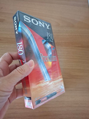 Κασετα VHS Sony 180 Premium PRO‑X σφραγισμένη, καινούργια, 3 ώρες