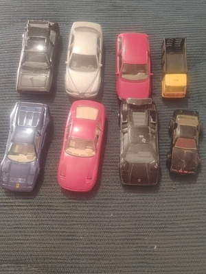 Collectible toy cars, set of 8