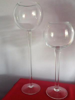 Set of two crystal candlesticks like new