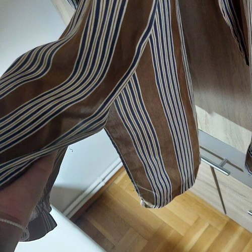 Rococo shirt large blue and brown like new