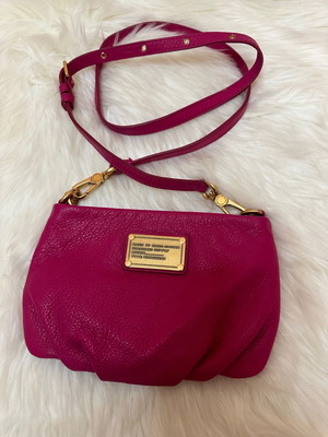 Τσάντα Marc Jacobs χιαστή δερμάτινη σαν καινούργιο ροζ