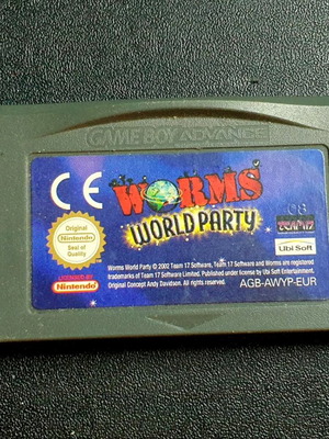 Worms World Party for Nintendo Game Boy Advance used