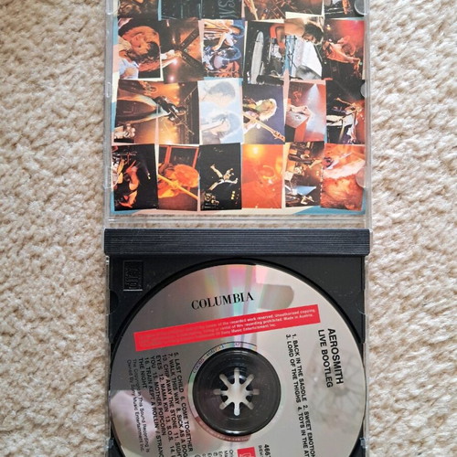 Aerosmith live bootleg CD like new, rock