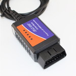 ELM 327 USB OBD2 Interface Car Diagnostic Scanner with Software CD