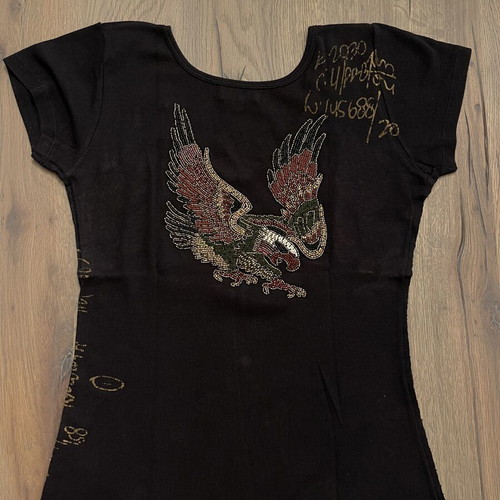 Wisch T-shirt like new, dark brown, size M