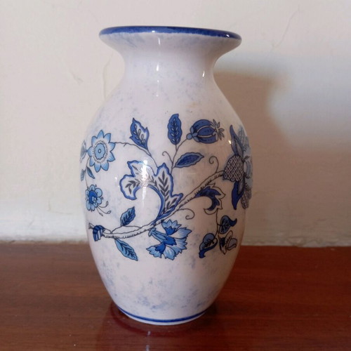 Handmade clay decorations jug, two vases and cup