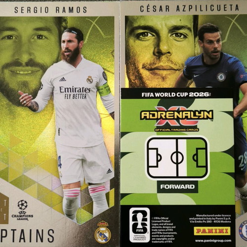 Κάρτες topps Champions League 2020-21 σαν καινούργιες, σετ 58 μεγάλου μεγέθους