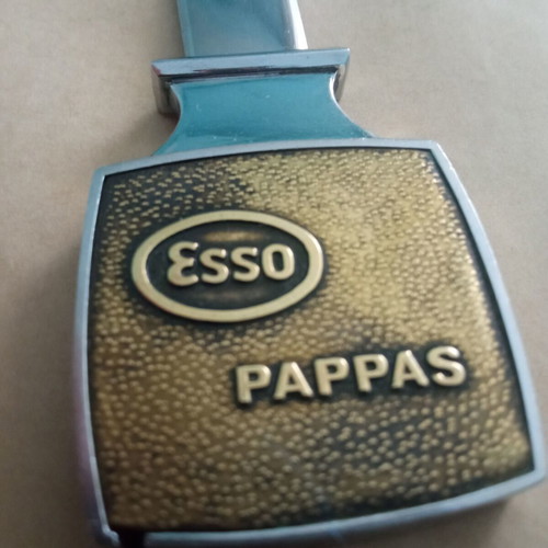 Vintage Esso Pappas Letter Opener used, 1960s